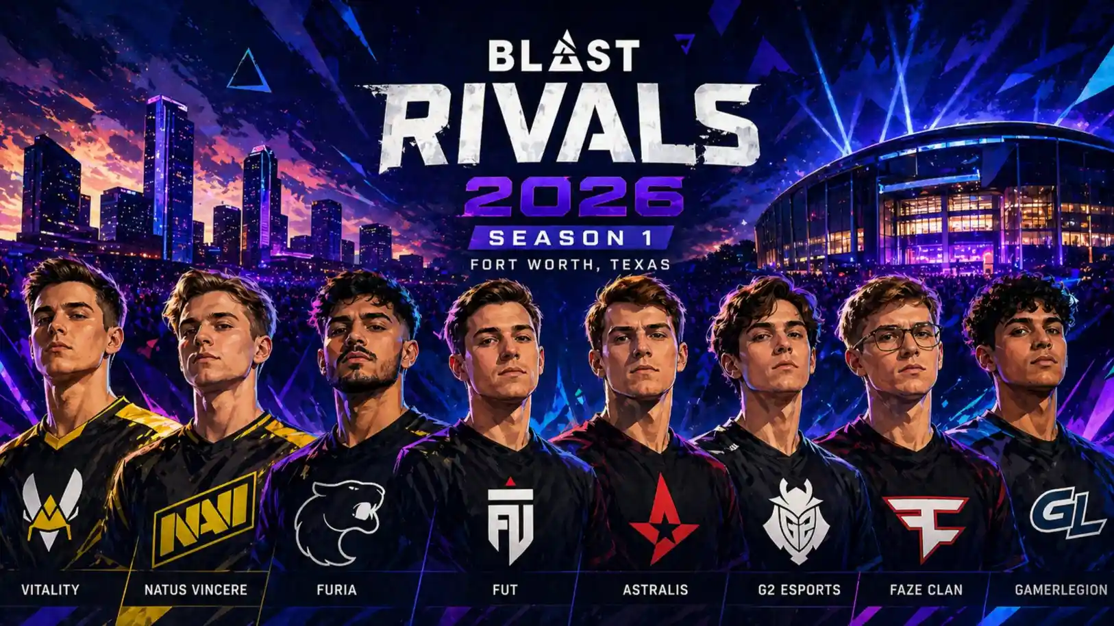 BLAST Rivals 2026 Season 1: Teams, Schedule, Format, Prize Pool & Key Storylines